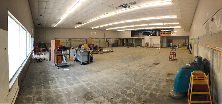 Interior of The Nest boutique in its new location